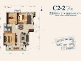 荣盛桃李观邸_3室2厅1卫 建面96平米
