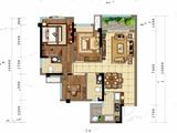 蓝润春风林语_3室2厅2卫 建面85平米