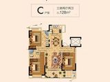 一观园_3室2厅2卫 建面128平米
