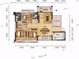 信达华越公馆_3室2厅2卫 建面117平米