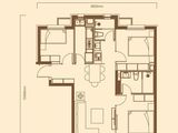 万科幸福里_3室2厅2卫 建面108平米