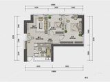 大连中心_2室1厅1卫 建面99平米