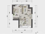 大连中心_1室1厅1卫 建面72平米