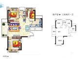 鱼先生的社区_3室2厅1卫 建面76平米