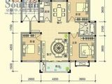 皇马花园_3室2厅1卫 建面101平米