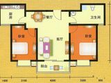 万宁城市景苑_2室2厅1卫 建面93平米