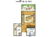 元正碧桂苑_1室0厅1卫 建面39平米