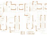 缔景天城_5室2厅4卫 建面261平米