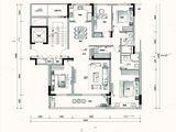 武汉城建融创奥璟园_4室2厅2卫 建面154平米