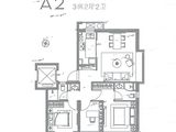 保利锦上_3室2厅2卫 建面91平米