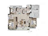 信达君望里_4室2厅2卫 建面129平米