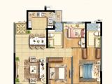 宝龙TOD未来新城_3室2厅2卫 建面105平米