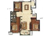 绿地国际花都_3室2厅2卫 建面128平米