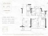 翡翠风华城_3室2厅2卫 建面92平米