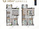 大名城紫金九号_5室2厅3卫 建面145平米