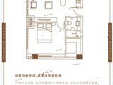 华为中心云公馆_1室1厅1卫 建面87平米