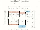 富康锦绣壹号_4室2厅2卫 建面124平米