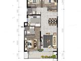 保利云上_3室2厅2卫 建面127平米