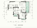 奥园瀚德誉江南_3室2厅1卫 建面79平米