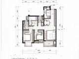 万科金域国际_3室2厅2卫 建面96平米