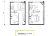 伟裕智慧家_1室1厅1卫 建面31平米
