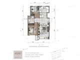 华润置地大连湾国际社区_2室2厅1卫 建面85平米