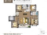 华著兰庭_4室2厅2卫 建面143平米