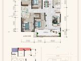 铂金时代_4室2厅2卫 建面133平米