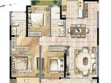 建发御珑湾_3室2厅2卫 建面125平米