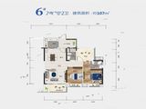 江湾壹号_2室2厅2卫 建面107平米