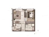 洲际酒店新星公馆_1室2厅1卫 建面53平米