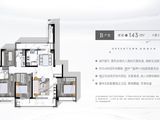 绿城蘭园_4室2厅2卫 建面143平米