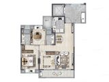 北纬31度_3室2厅2卫 建面110平米