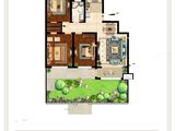 华裕涧麓府邸_3室2厅1卫 建面115平米