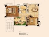 新鸥鹏西海云境_1室2厅1卫 建面64平米