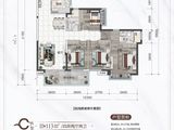 龙光君御华府翰林_4室2厅2卫 建面113平米