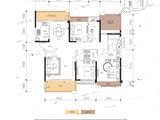 铜锣湾中心常宁樾府_4室2厅2卫 建面145平米