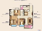 宁滁恒大国际健康城_3室2厅2卫 建面109平米