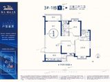 贵阳恒大城市之光_3室2厅2卫 建面109平米