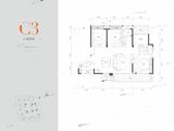 辉煌国际城_4室2厅2卫 建面127平米