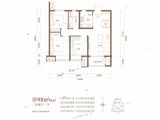 保利金地水木芳华_3室2厅1卫 建面98平米