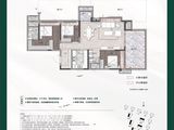 万科翡翠公园鸣翠组团_3室2厅2卫 建面118平米