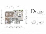人居滨江城_3室2厅2卫 建面122平米