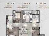 龙湖璟宸府_3室2厅2卫 建面110平米