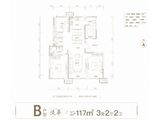 西安长岛国际社区_3室2厅2卫 建面117平米