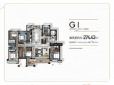 华厦中央印_6室2厅3卫 建面274平米