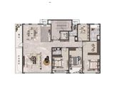 海通恒信鸢都名筑_4室2厅3卫 建面231平米