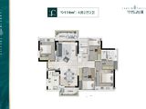 华堂睿晟松湖云溪_4室2厅2卫 建面119平米