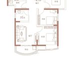 腾威城_3室2厅1卫 建面91平米