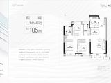 龙光天曜_3室2厅2卫 建面105平米